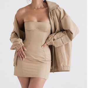 House of CB Oversized Mini Jacket